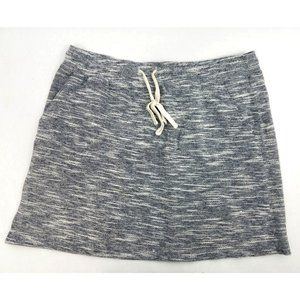 14. Loft Women's Skirt size Small Heathered Gray Knit w/ pockets